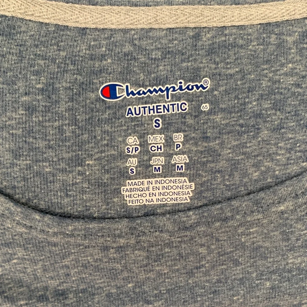 Champion Heathered Blue Women's Lounge Shirt - Picture 3 of 3